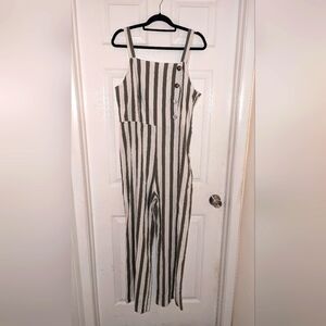 Striped jumpsuit, C&C California NWT